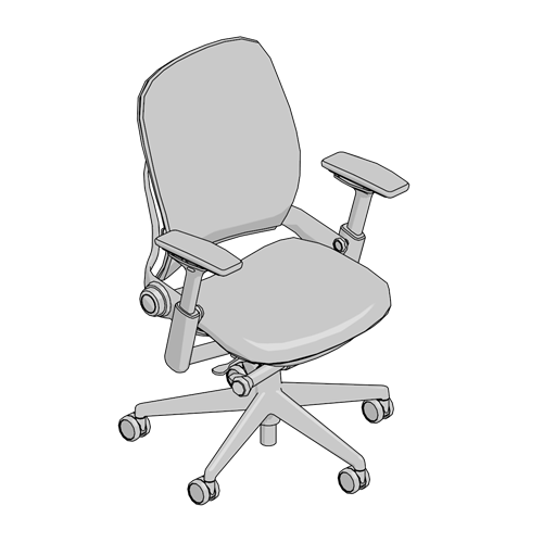 Leap; Chair, Upholstered, Adjustable seat depth Steelcase Pricing Tool