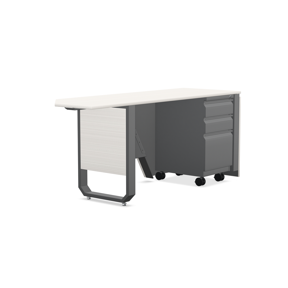 ワークデスク ワークデスクⅡ W800xD600 ナチュラルⅡ GZWD2-0860NA2 | オフィス